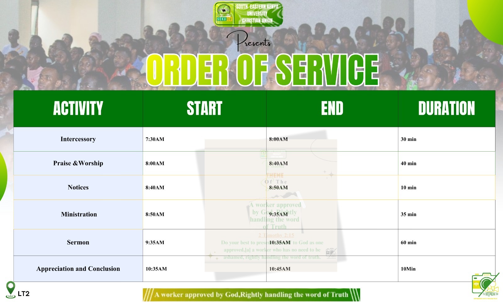 Sunday Service image